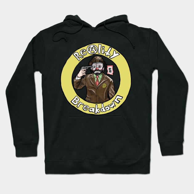 Clown Tee Hoodie by Eddie Anaya Designs